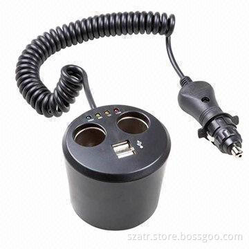 Two Way Extension Socket, Measures 70 x 30 x 60mm, Classic Style
